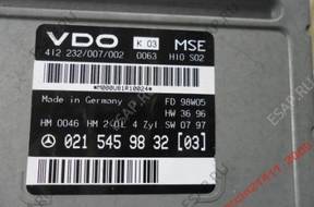 mercedes C E БЛОК УПРАВЛЕНИЯ ДВИГАТЕЛЕМ 0215459832