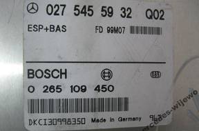 MERCEDES CLK W208 БЛОК УПРАВЛЕНИЯ ABS ESP 3.2 B W 208