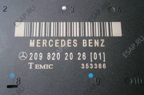 MERCEDES CLK W209 LIFT 2098202026 БЛОК УПРАВЛЕНИЯ ДВЕРИ