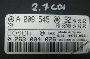 MERCEDES CLK W209 МОДУЛЬ БЛОК УПРАВЛЕНИЯ КПП 2.7 CDI