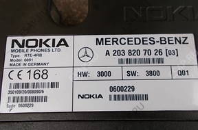 MERCEDES E 210 C 203 NOKIA ТЕЛЕФОН 2038207026