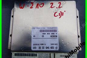 MERCEDES E-KLASA W210 2.2 БЛОК УПРАВЛЕНИЯ 0265109469