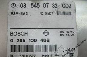 MERCEDES E KLASA W210 БЛОК УПРАВЛЕНИЯ ABS ESP МОДУЛЬ 2.2