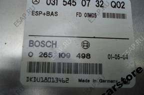 MERCEDES E-KLASA W210 LIFT БЛОК УПРАВЛЕНИЯ ABS 0315450732