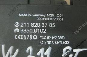 MERCEDES E KLASA W211 БЛОК УПРАВЛЕНИЯ МОДУЛЬ СИДЕНЬЯ W 211