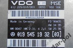 Mercedes E W210 2.3 БЕНЗИН БЛОК УПРАВЛЕНИЯ ДВИГАТЕЛЕМ