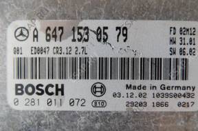MERCEDES E W211  2,7CDI БЛОК УПРАВЛЕНИЯ МОДУЛЬ A6471530579