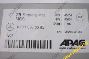MERCEDES E W211 БЛОК УПРАВЛЕНИЯ МОДУЛЬ MSS 2118206685