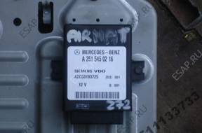 MERCEDES E W211 БЛОК УПРАВЛЕНИЯ ПОДВЕСКИ A2515450216