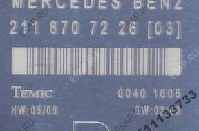 MERCEDES E W211 LIFT МОДУЛЬ БЛОК УПРАВЛЕНИЯ 2118707226