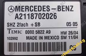 MERCEDES E W211 МОДУЛЬ БЛОК УПРАВЛЕНИЯ СИДЕНЬЯ 2118702026
