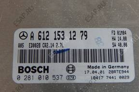 Mercedes E270 W210 БЛОК УПРАВЛЕНИЯ КОМПЛЕКТ A6121531279