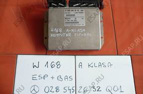 MERCEDES KLASA A W168 БЛОК УПРАВЛЕНИЯ ESP BAS 0285452632