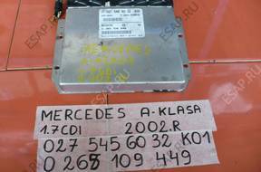 MERCEDES KLASA A W168 БЛОК УПРАВЛЕНИЯ ESP+BAS 0275456032