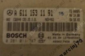 MERCEDES КОМПЛЕКТ БЛОК УПРАВЛЕНИЯ A6111531191 0281011747 MERCEDES КОМПЛЕКТ БЛОК УПРАВЛЕНИЯ A6111531191 0281011747