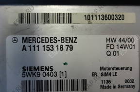Mercedes МОДУЛЬ БЛОК УПРАВЛЕНИЯ 111 A111 A1111531879