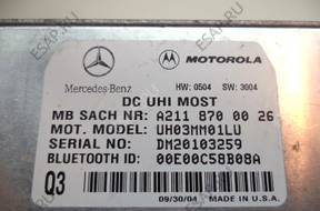 Mercedes МОДУЛЬ INTERFACE bluetooth A2118700026