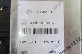MERCEDES S220 МОДУЛЬ БЛОК УПРАВЛЕНИЯ A031 545 15 32 MERCEDES S220 МОДУЛЬ БЛОК УПРАВЛЕНИЯ A031 545 15 32
