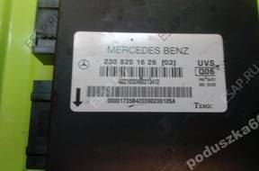 Mercedes SL 230 МОДУЛЬ БЛОК УПРАВЛЕНИЯ dachu 2308201626