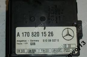 MERCEDES SLK W170 БЛОК УПРАВЛЕНИЯ СИГНАЛИЗАЦИЕЙ A1708201526
