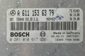 MERCEDES SPRINTER БЛОК УПРАВЛЕНИЯ 0281010617 A6111536379