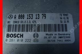 MERCEDES W 202 210 CDI 99 год, БЛОК УПРАВЛЕНИЯ 0001531379