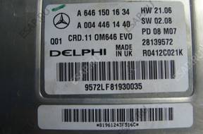 MERCEDES W 211 2.2 CDI LIFT БЛОК УПРАВЛЕНИЯ 6461501634