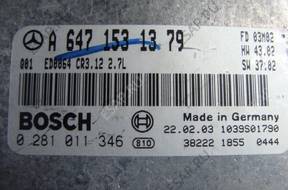 MERCEDES W 211 2.7 CDI БЛОК УПРАВЛЕНИЯ ДВИГАТЕЛЕМ 6471531379