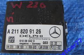 MERCEDES W 220 БЛОК УПРАВЛЕНИЯ СИГНАЛИЗАЦИЕЙ A2118209126