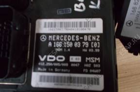 Mercedes W168 1.4 1.6 БЛОК УПРАВЛЕНИЯ КОМПЛЕКТ A1661500379