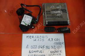 MERCEDES W168 1.7CDI БЛОК УПРАВЛЕНИЯ КОМПЛЕКТ A0275459632