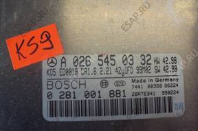 Mercedes W202 0265450332 БЛОК УПРАВЛЕНИЯ ДВИГАТЕЛЕМ