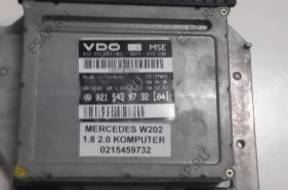 MERCEDES W202 1.8 2.0 БЛОК УПРАВЛЕНИЯ 0215459732