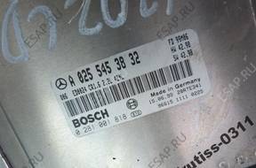 MERCEDES W202 2.2 CDI БЛОК УПРАВЛЕНИЯ ДВИГАТЕЛЕМ A0255453832