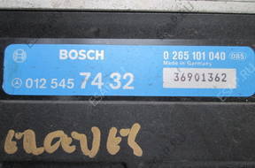 MERCEDES W202 БЛОК УПРАВЛЕНИЯ ABS 0125457432 0265101040