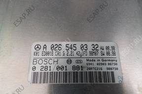 MERCEDES W202  CDI  БЛОК УПРАВЛЕНИЯ 0281001881 0265450332