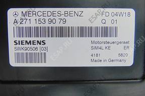 MERCEDES W203 1.8 БЛОК УПРАВЛЕНИЯ ДВИГАТЕЛЕМ A2711539079