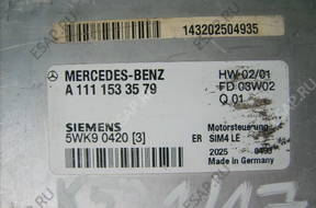 MERCEDES W203 2.0 KOMPRESOR БЛОК УПРАВЛЕНИЯ A1111533579