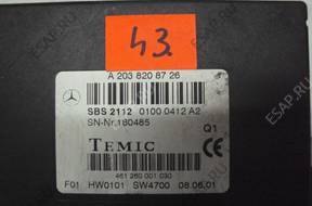 Mercedes W203 2038208726 МОДУЛЬ sterowania gosem