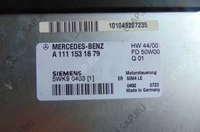 MERCEDES W203 БЛОК УПРАВЛЕНИЯ ДВИГАТЕЛЕМ A1111531879