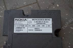 MERCEDES W203  NOKIA МОДУЛЬ TELEFONU A2038203726