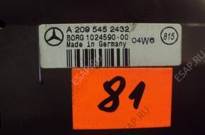 Mercedes W203 W209 2095452432 wywietlacz PDC