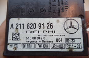 Mercedes W203 W211 МОДУЛЬ alarmu A2118209126