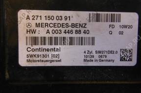 MERCEDES W204 1.8 CGI БЛОК УПРАВЛЕНИЯ ДВИГАТЕЛЕМ A2711500391