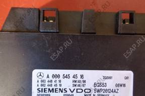 Mercedes W204 БЛОК УПРАВЛЕНИЯ A0005454516