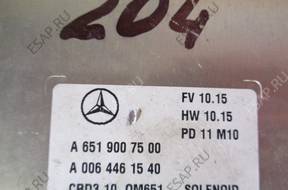 Mercedes W204 БЛОК УПРАВЛЕНИЯ ДВИГАТЕЛЕМ A6519007500