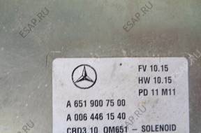 Mercedes W204 БЛОК УПРАВЛЕНИЯ ДВИГАТЕЛЕМ A6519007500