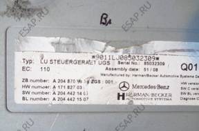 Mercedes W204 БЛОК УПРАВЛЕНИЯ GPS HARMAN BECKER