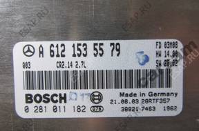 Mercedes w209 КОМПЛЕКТ БЛОК УПРАВЛЕНИЯ 6121535579 2.7 cdi