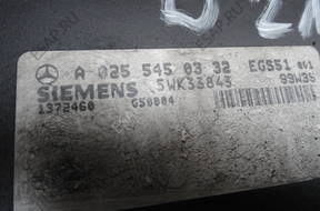 MERCEDES W21 LIFT 2.2 CDI МОДУЛЬ КПП 5WK33843